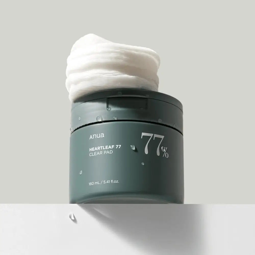 ANUA Heartleaf 77% Dischete Tonice Calmante si Exfoliante - Hidratare si Control Sebum, 160ml/ 70 buc