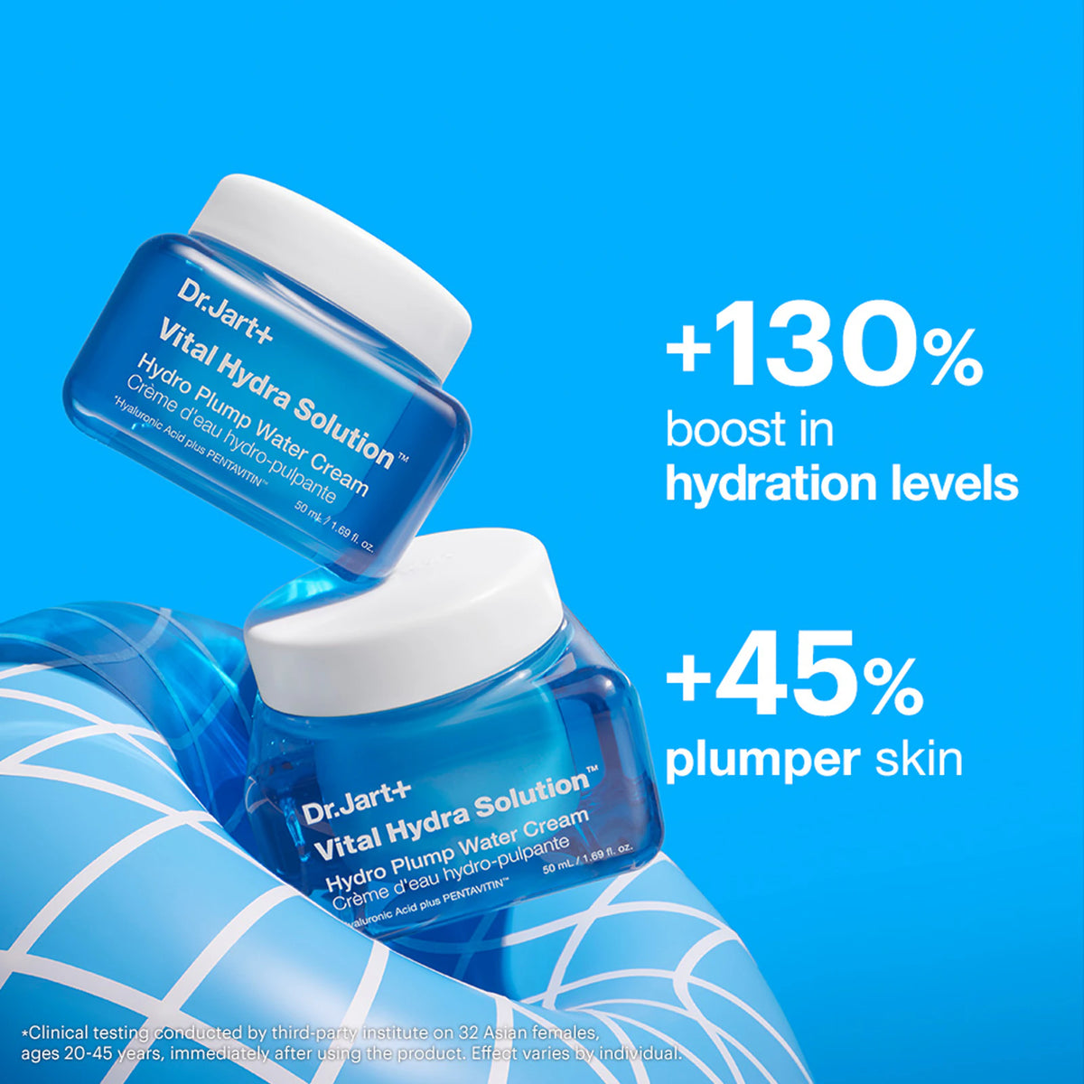Dr.Jart+ - Vital Hydra Solution Hydro Plump Water Cream - Gel-cremă hidratant cu acid hialuronic - 50ml