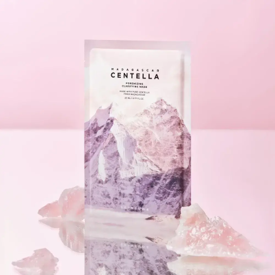 SKIN1004 Madagascar Centella Poremizing Clarifying Mask - masca de fata formulata cu extract de Centella Asiatica si acid succinic, care contribuie la curatarea porilor si la controlul excesului de sebum - 23 ml