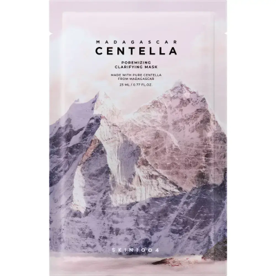 SKIN1004 Madagascar Centella Poremizing Clarifying Mask - masca de fata formulata cu extract de Centella Asiatica si acid succinic, care contribuie la curatarea porilor si la controlul excesului de sebum - 23 ml